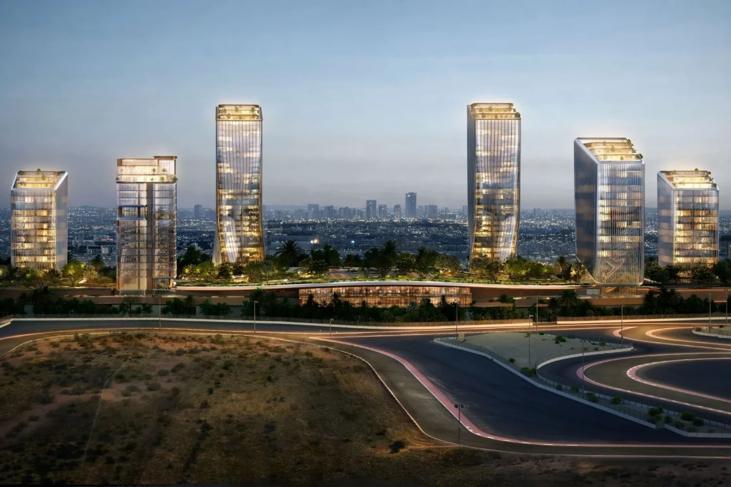 O1NE District à Dubai - vue 6